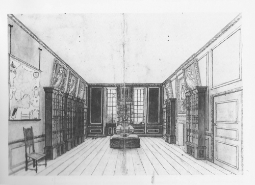 Samuel Pepys s library c1693 Magdalene College Cambridge sm