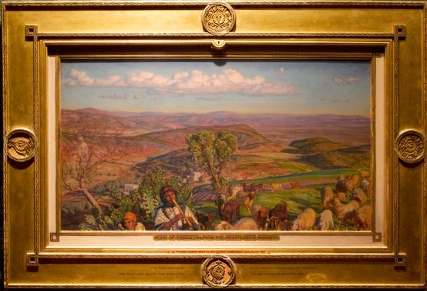 Holman Hunt Plain of Esdraelon from the Heights above Nazareth Ashmolean sm