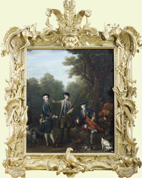 Frame for RCIN 402421 Wootton The Shooting Party c1740