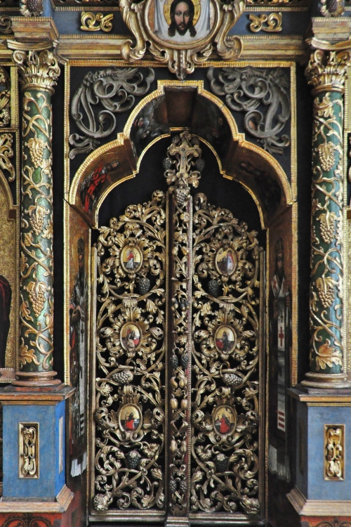 6C Yov Kondzelevych Bohorodchany Iconostasis National Museum Lviv Detail of Doors