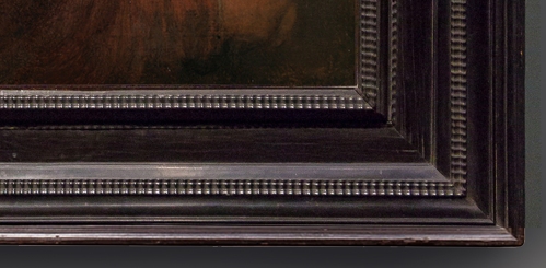 3B NG 221 Rembrandt SelfPortrait in current ebony frame detail