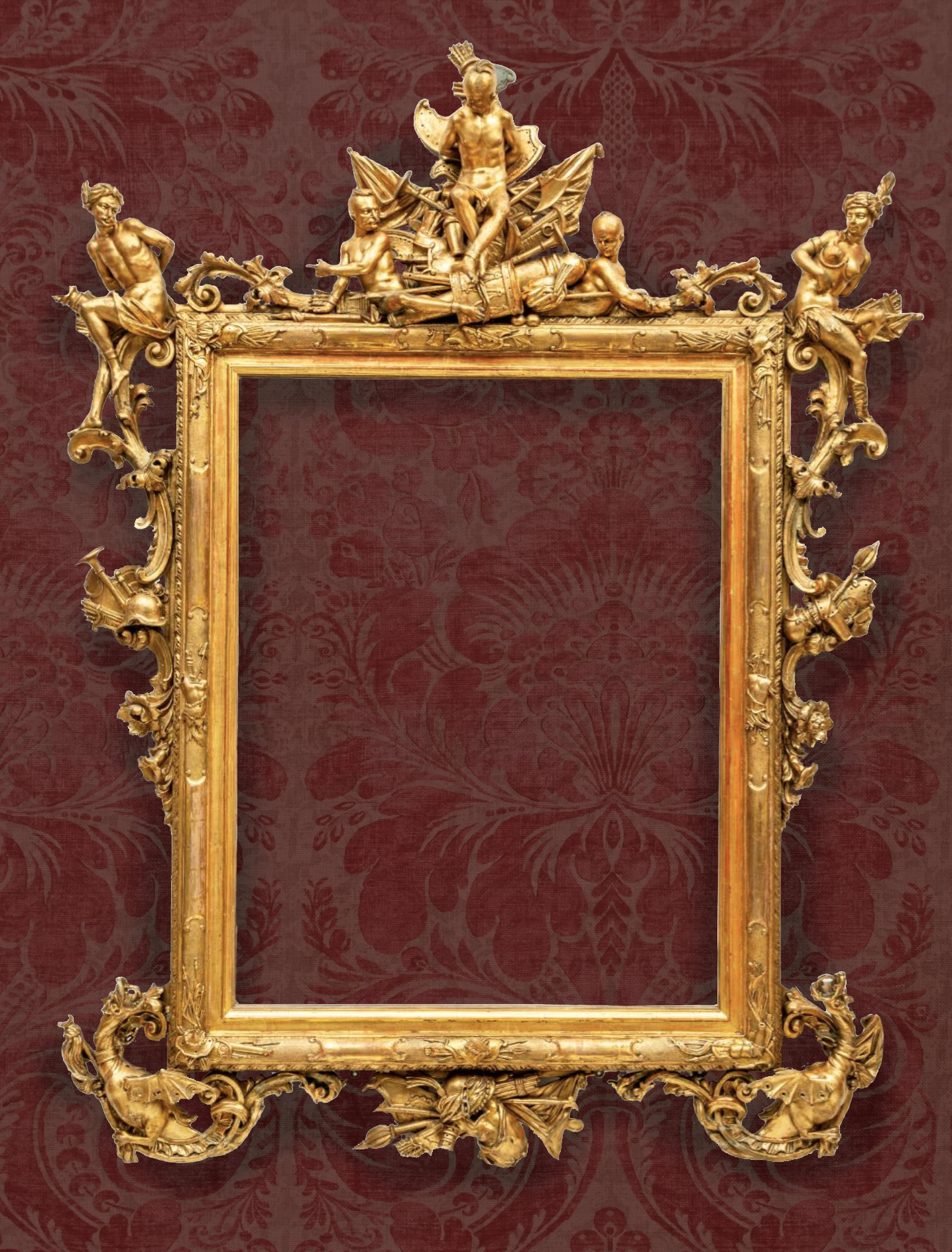 An intriguing Venetian trophy frame, linked to the Battle of Lepanto