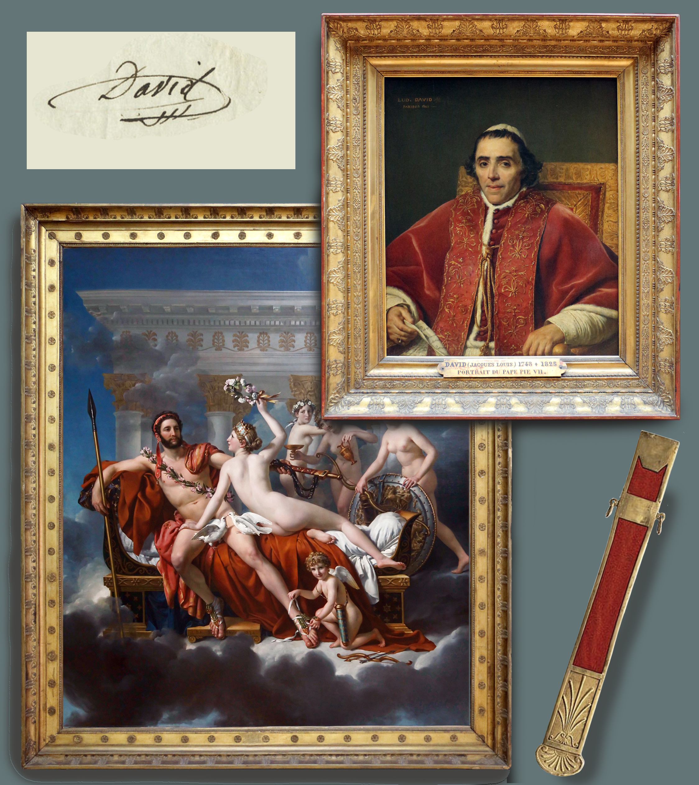 Jacques-Louis David’s frames: Revolution, Empire and beyond